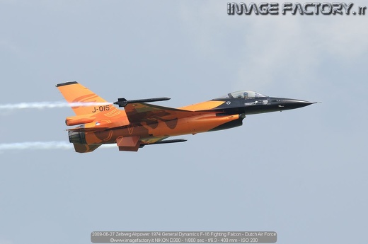 2009-06-27 Zeltweg Airpower 1974 General Dynamics F-16 Fighting Falcon - Dutch Air Force